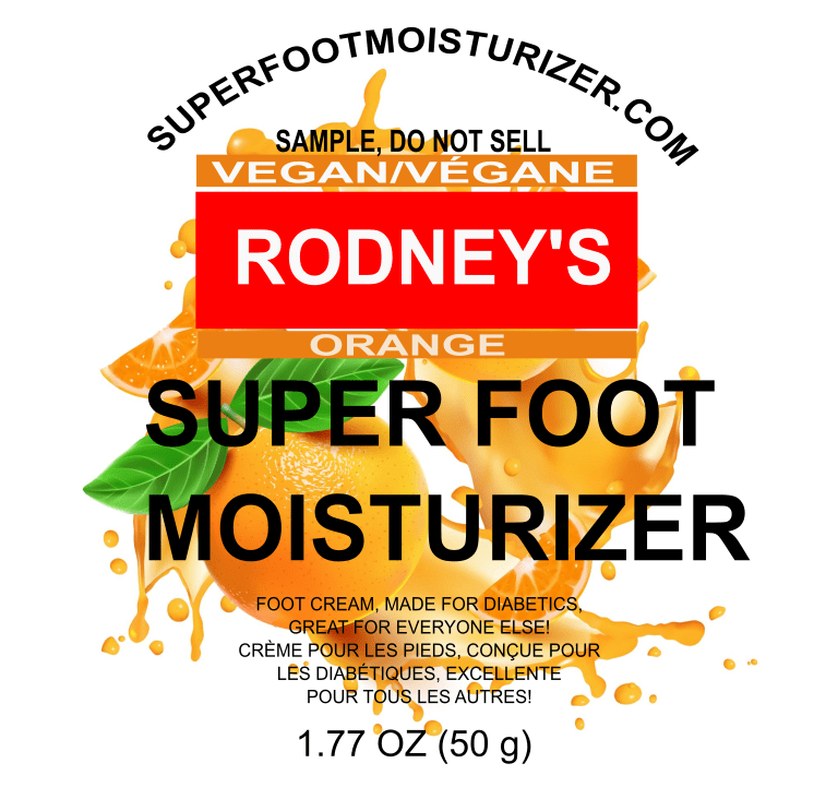 Rodney's Supper Foot Moisturizer - Orange